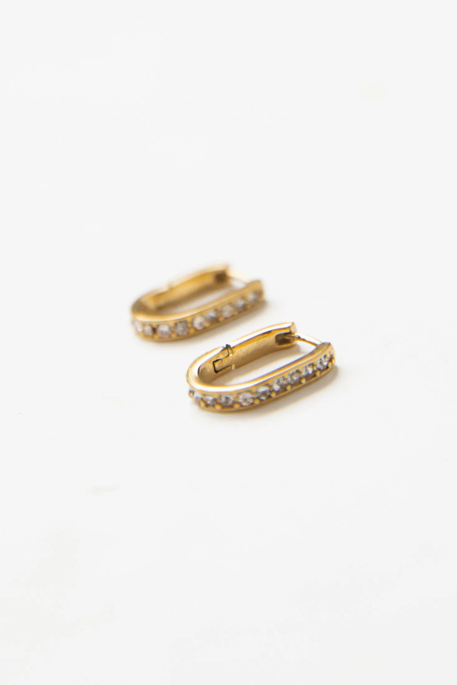 18K Gold Plated Dainty Hoop Earrings - Final Sale