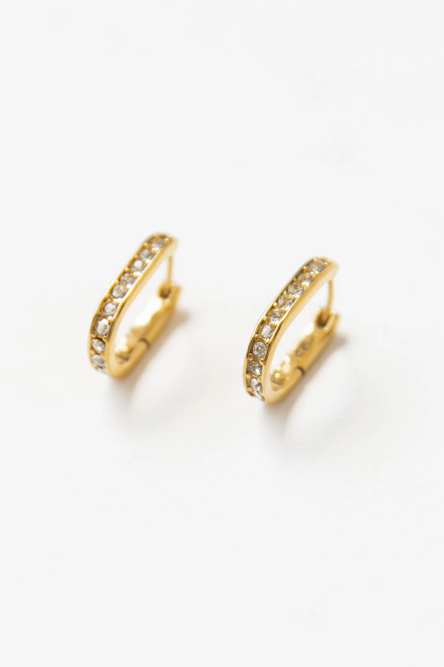 18K Gold Plated Dainty Hoop Earrings - Final Sale