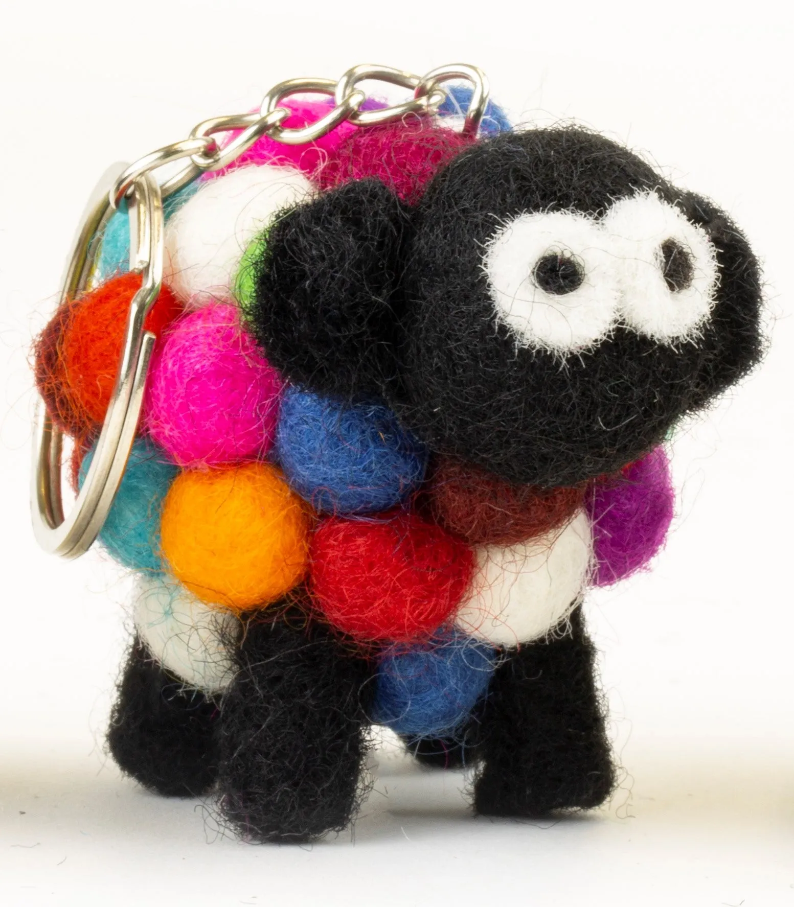 Colourful Sheep Keyring