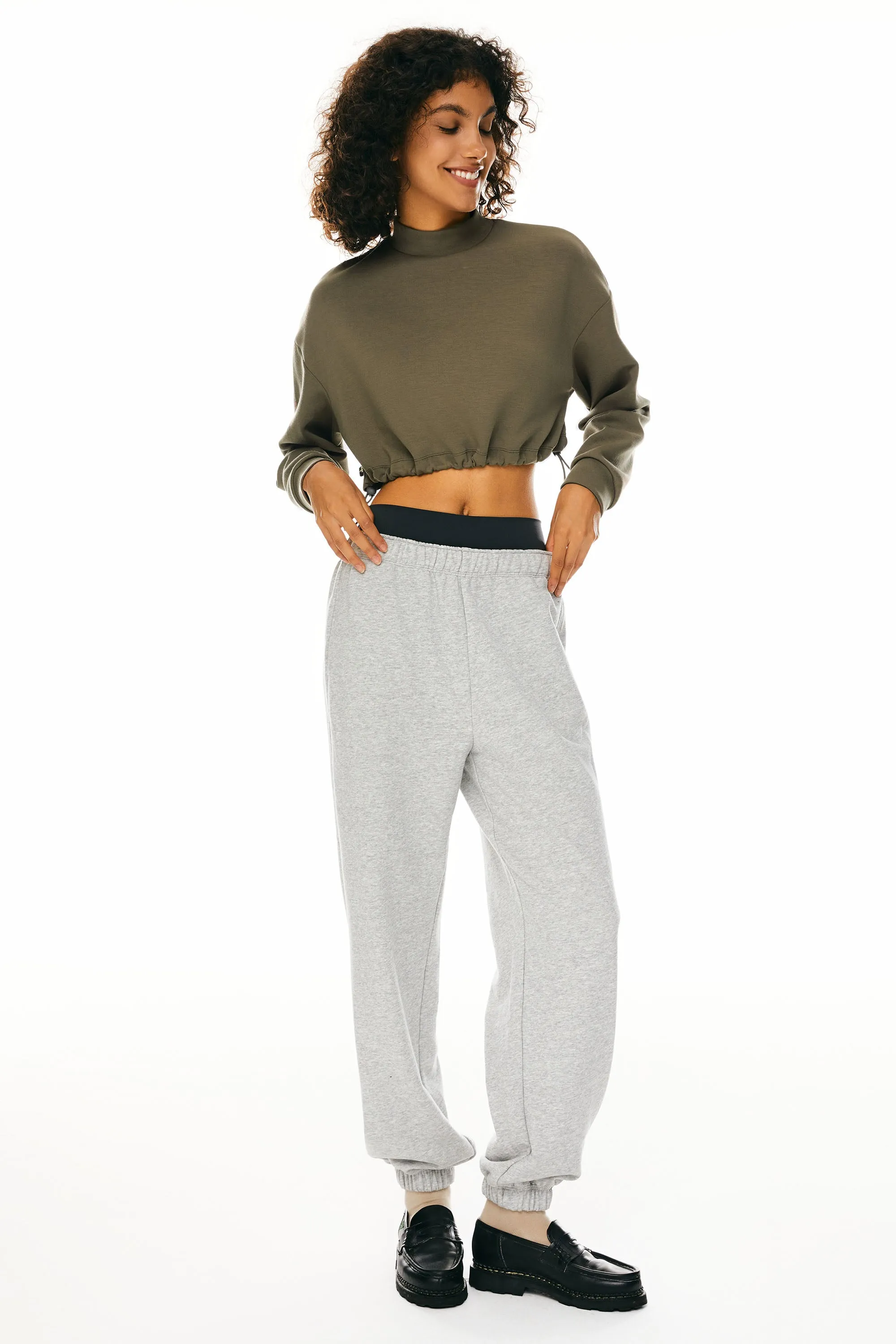 Cropped Casual Sweatshirt