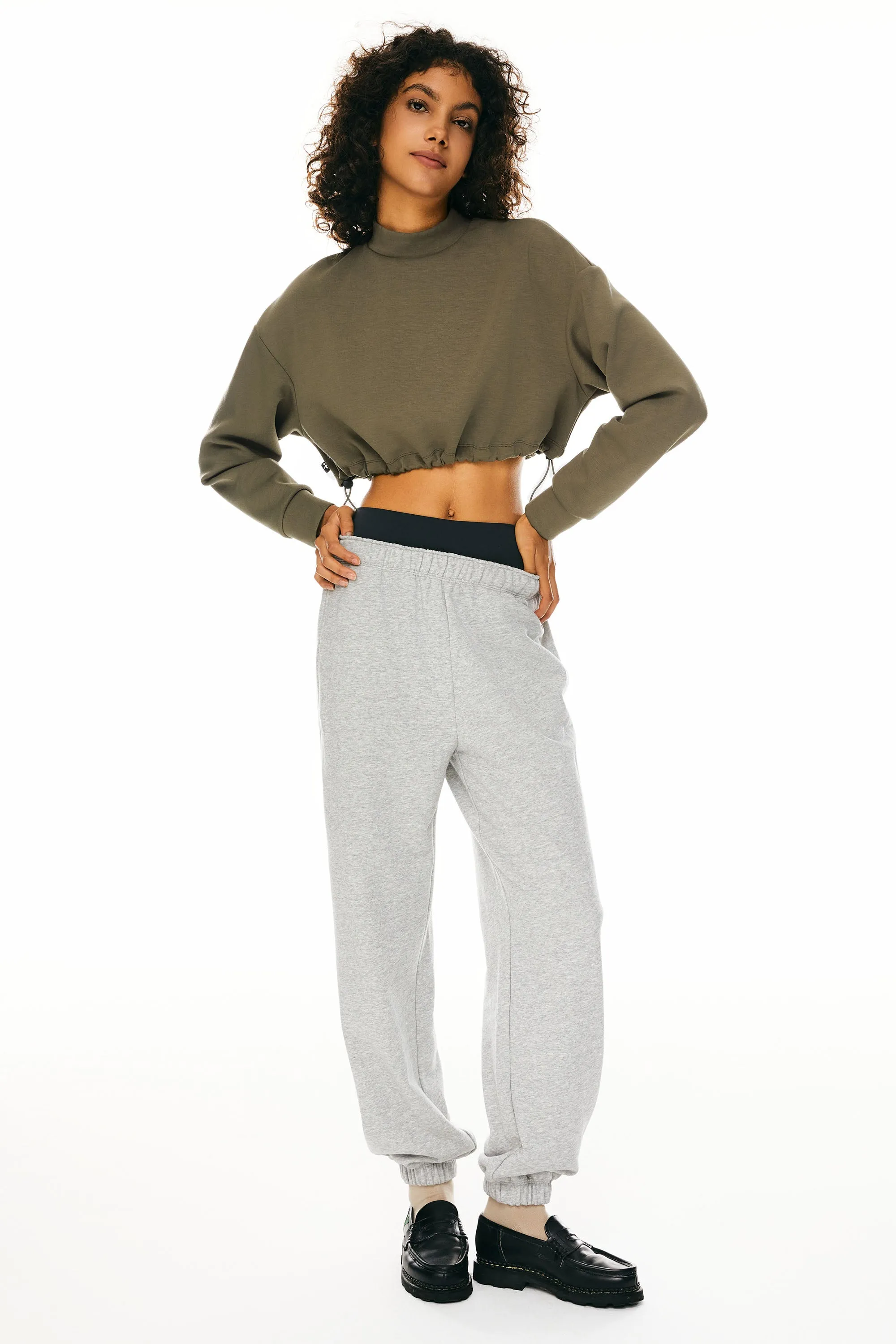 Cropped Casual Sweatshirt