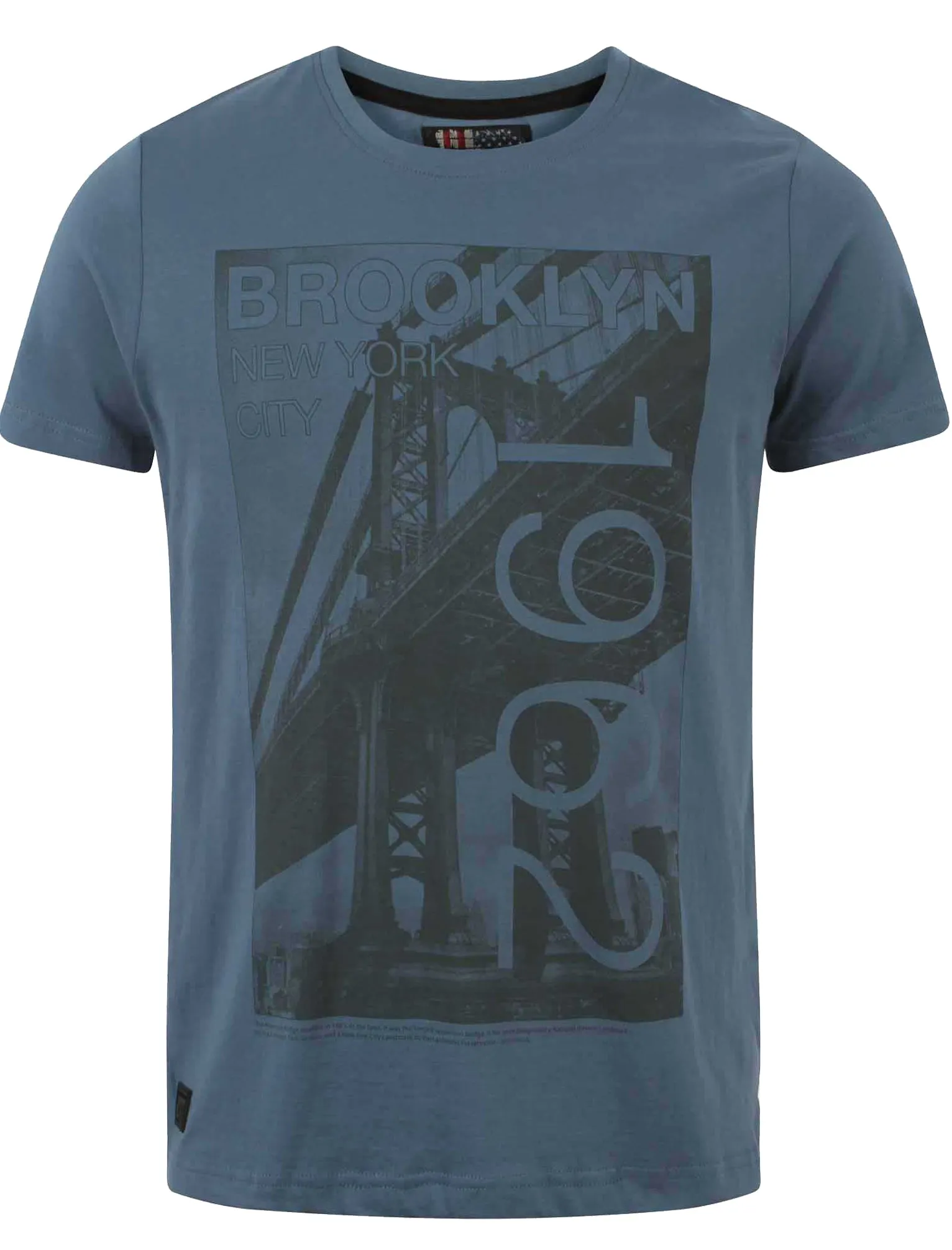 Dissident Brooklyn 1962 T-Shirt in Vintage Blue