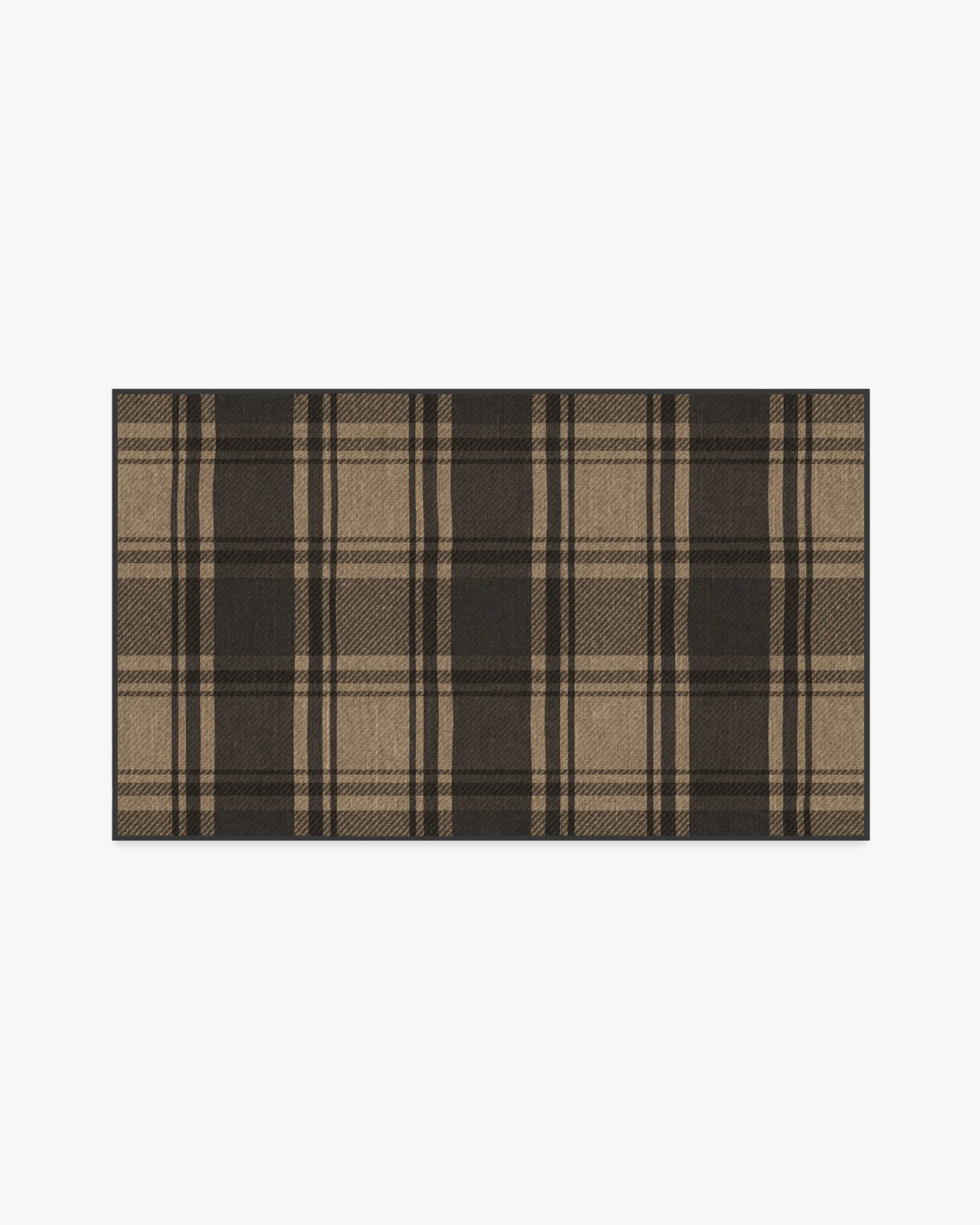 Easton Plaid Charcoal & Natural Rug