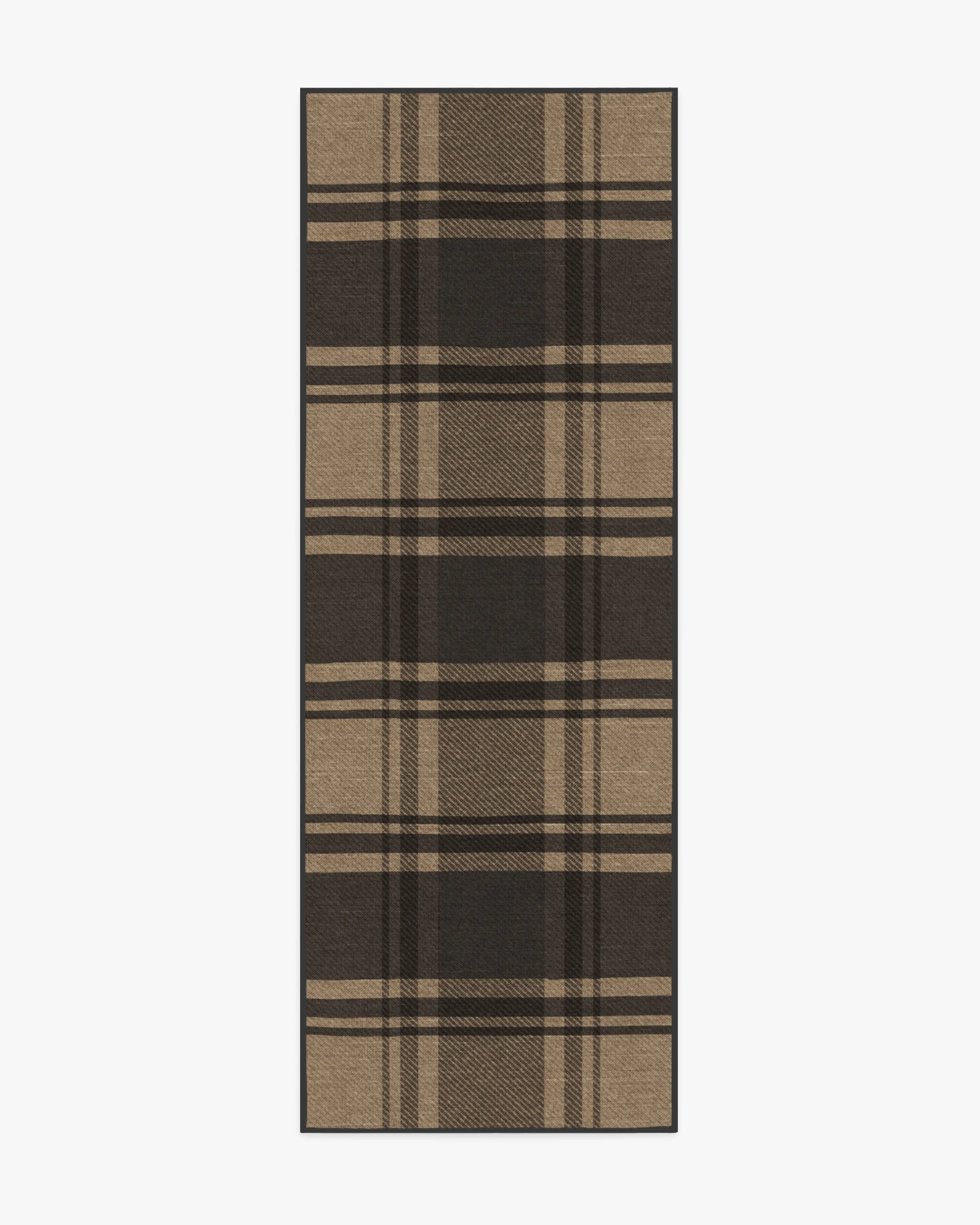 Easton Plaid Charcoal & Natural Rug