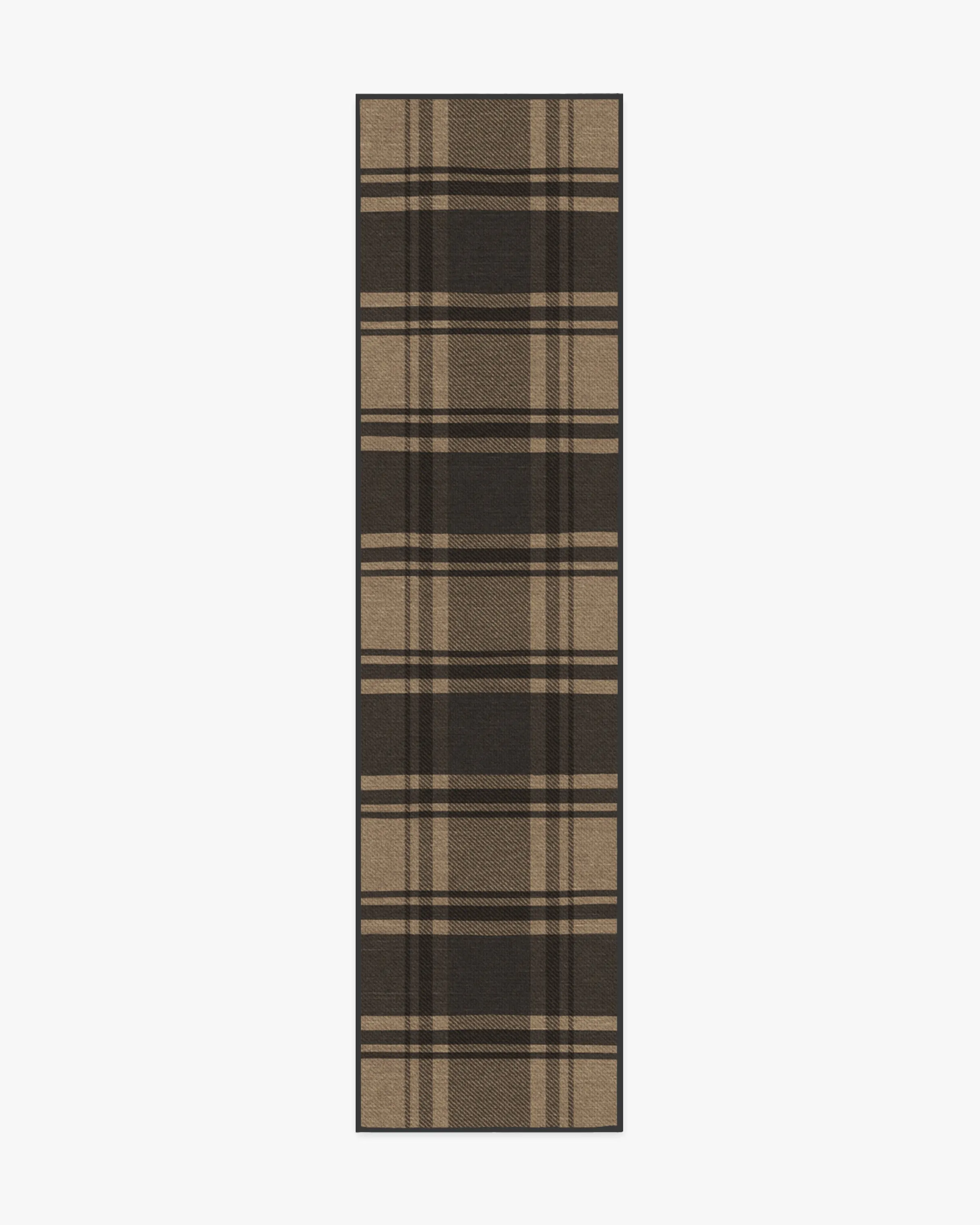 Easton Plaid Charcoal & Natural Rug