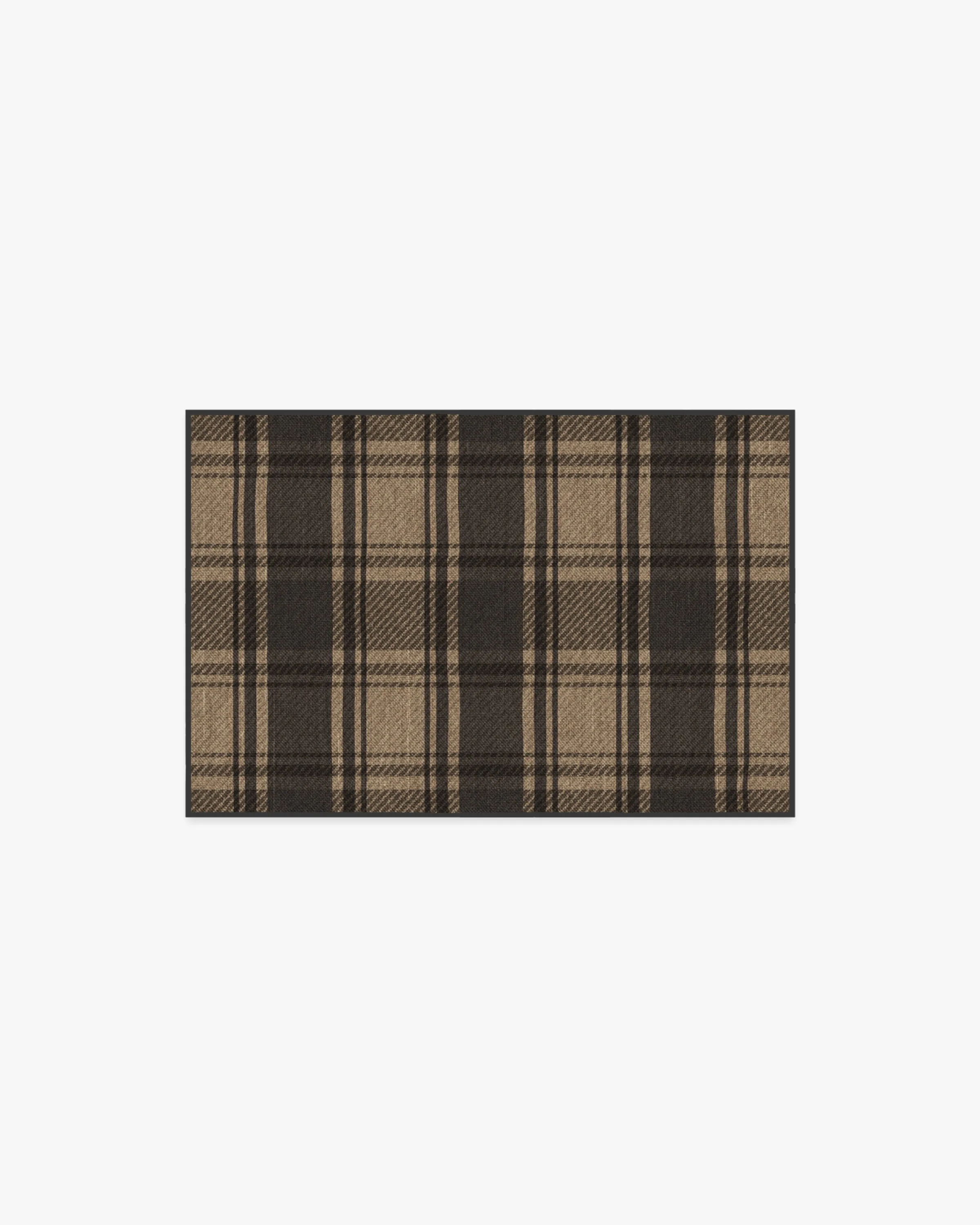 Easton Plaid Charcoal & Natural Rug