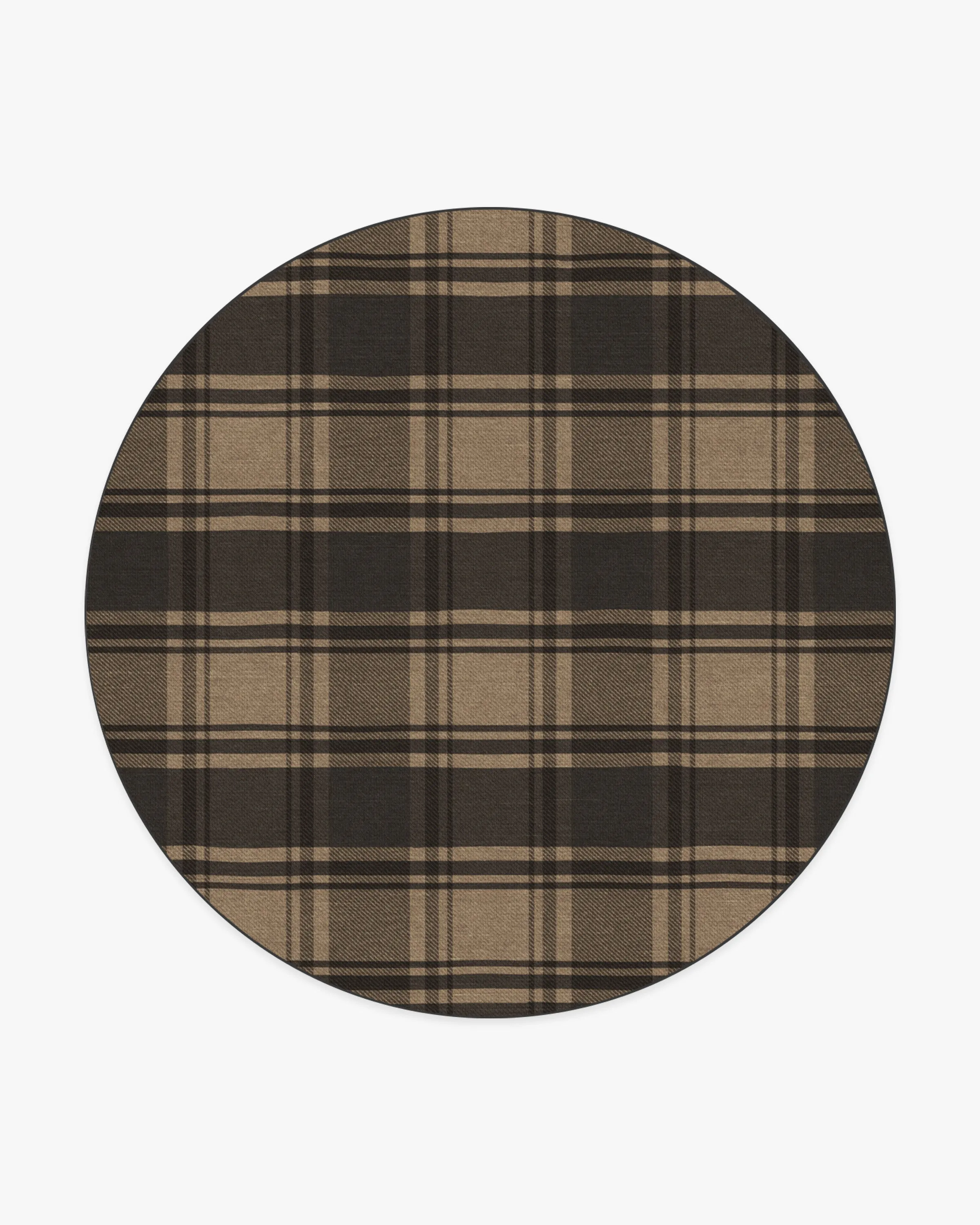 Easton Plaid Charcoal & Natural Rug