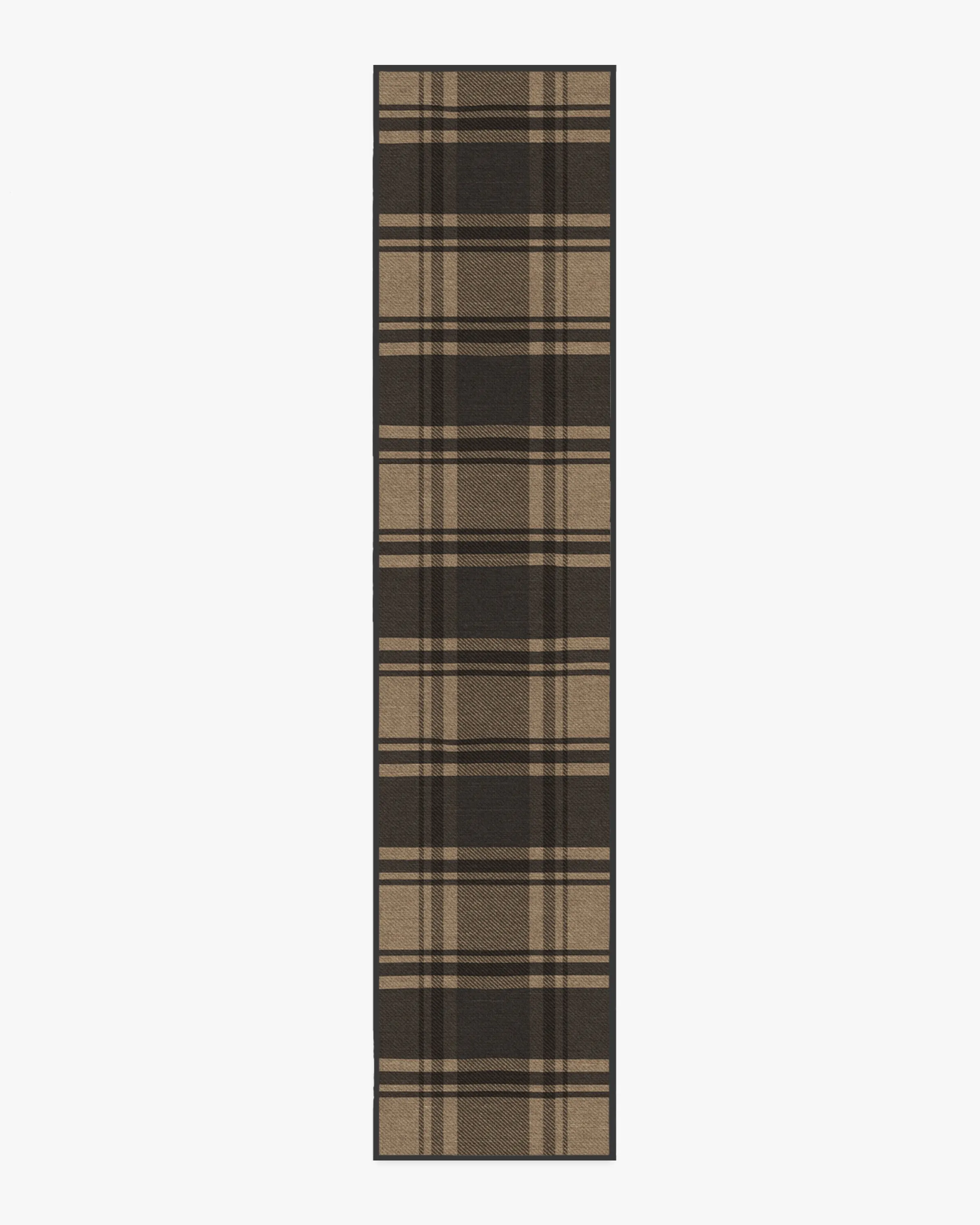 Easton Plaid Charcoal & Natural Rug