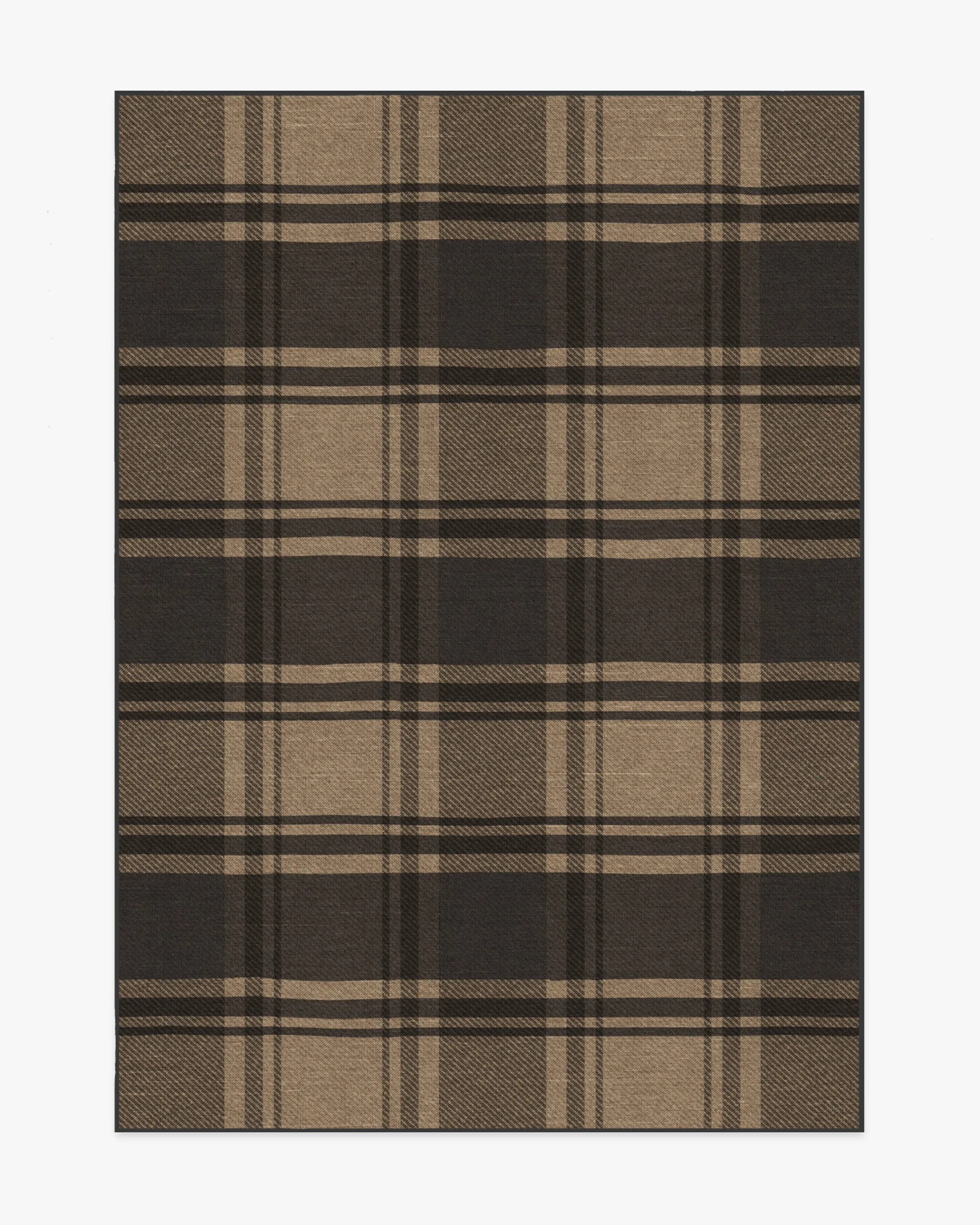 Easton Plaid Charcoal & Natural Rug