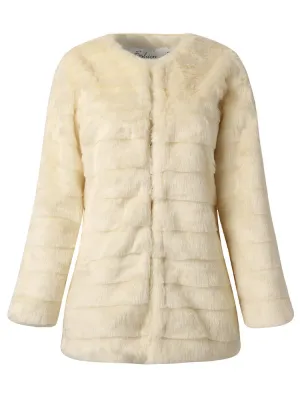 Elegant Faux Fur Coats For Women