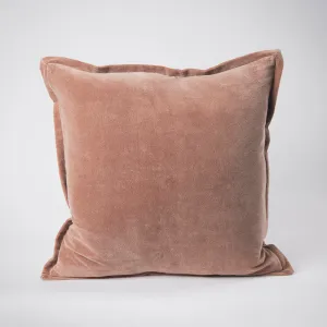 Evelyn Velvet Cushion - Clay