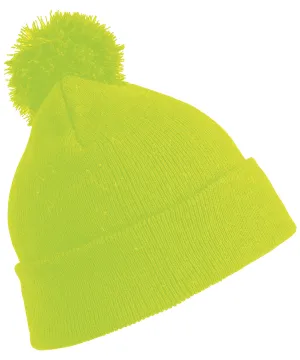 Flo Yellow - Pom pom beanie