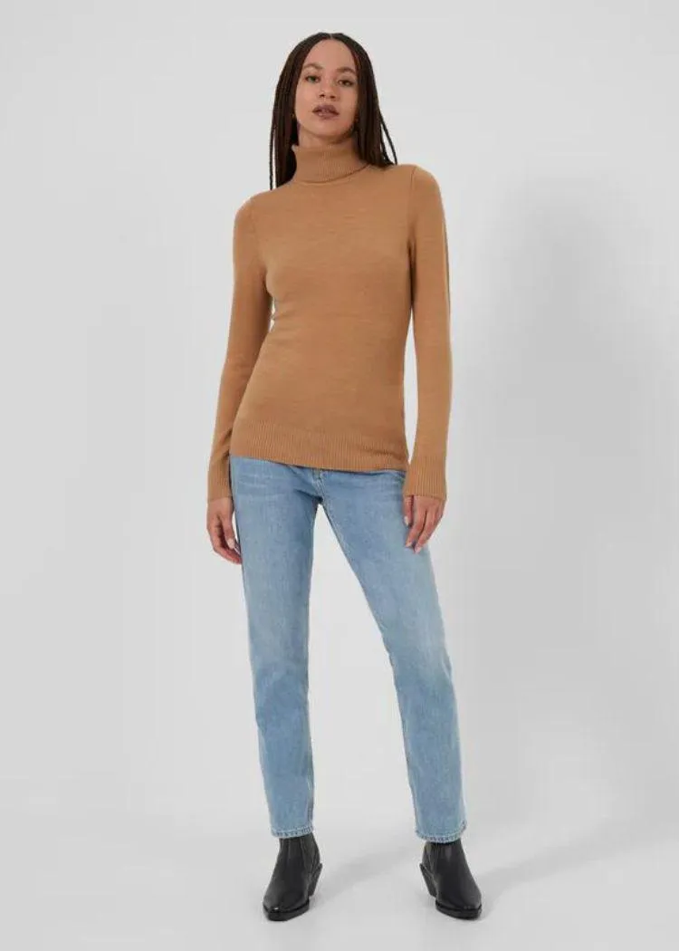 French Connection Baby Soft Turtleneck - Camel ***FINAL SALE***