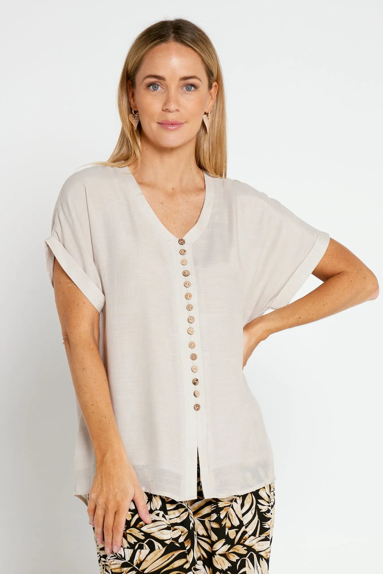 Gemma Top - Beige