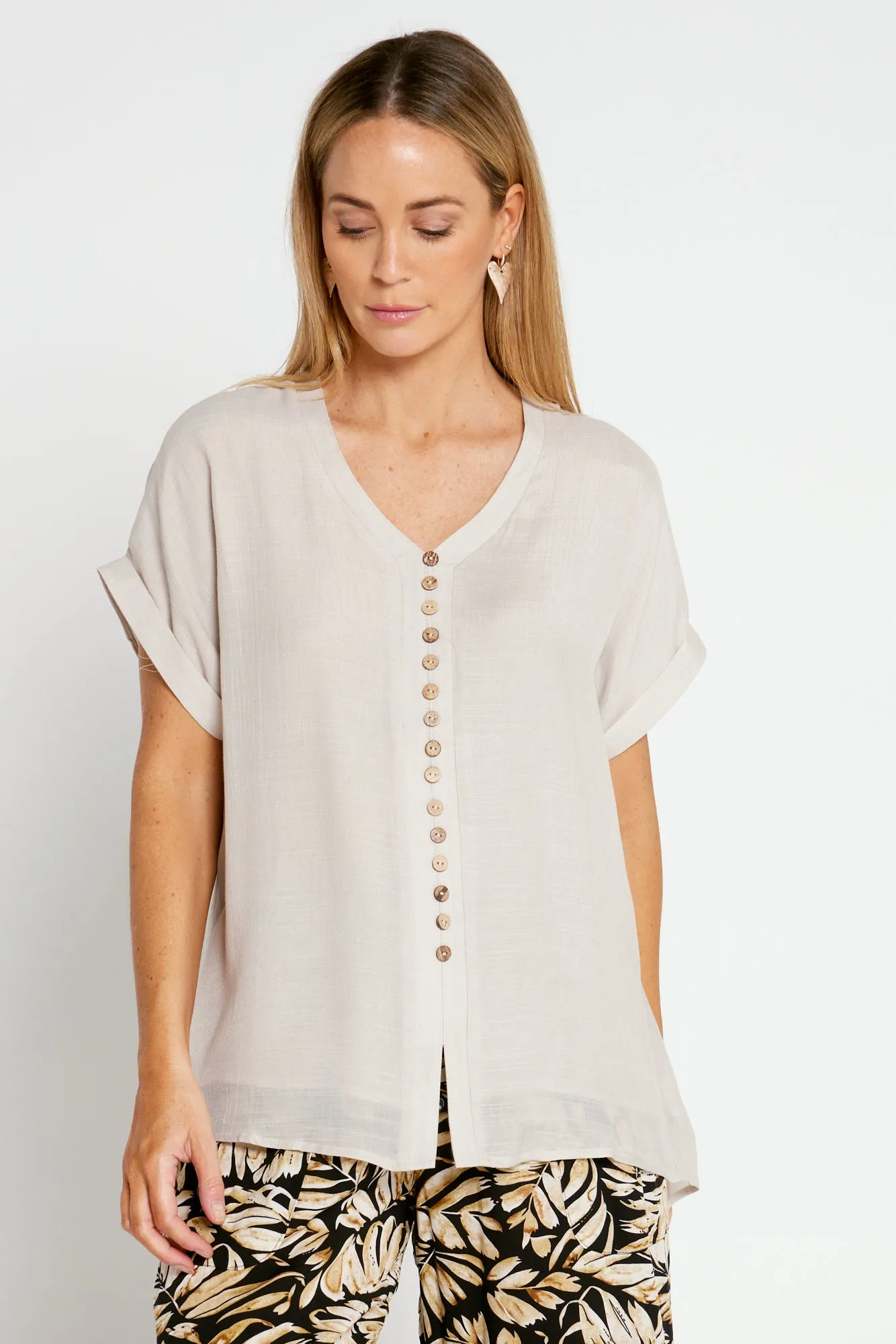 Gemma Top - Beige