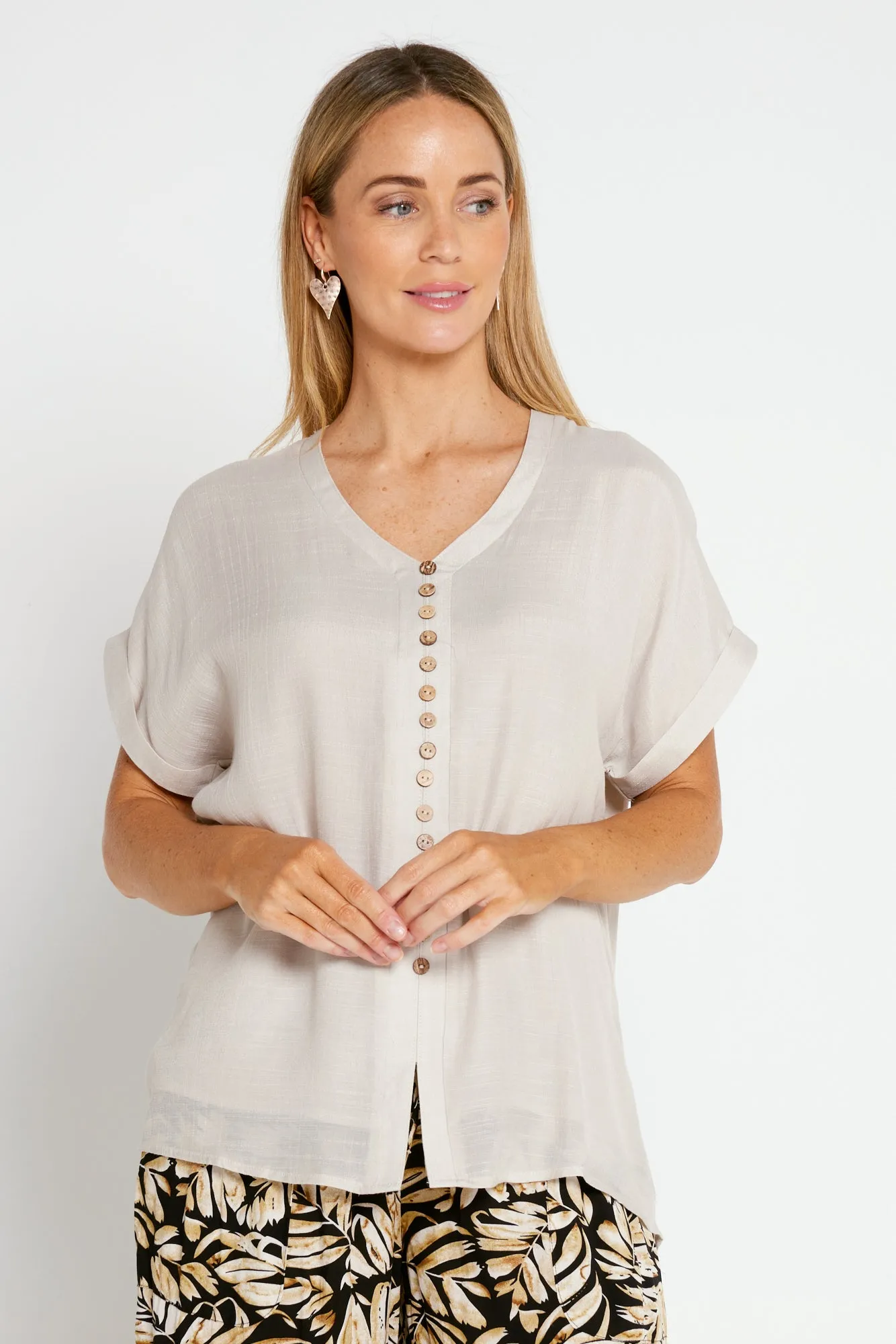 Gemma Top - Beige