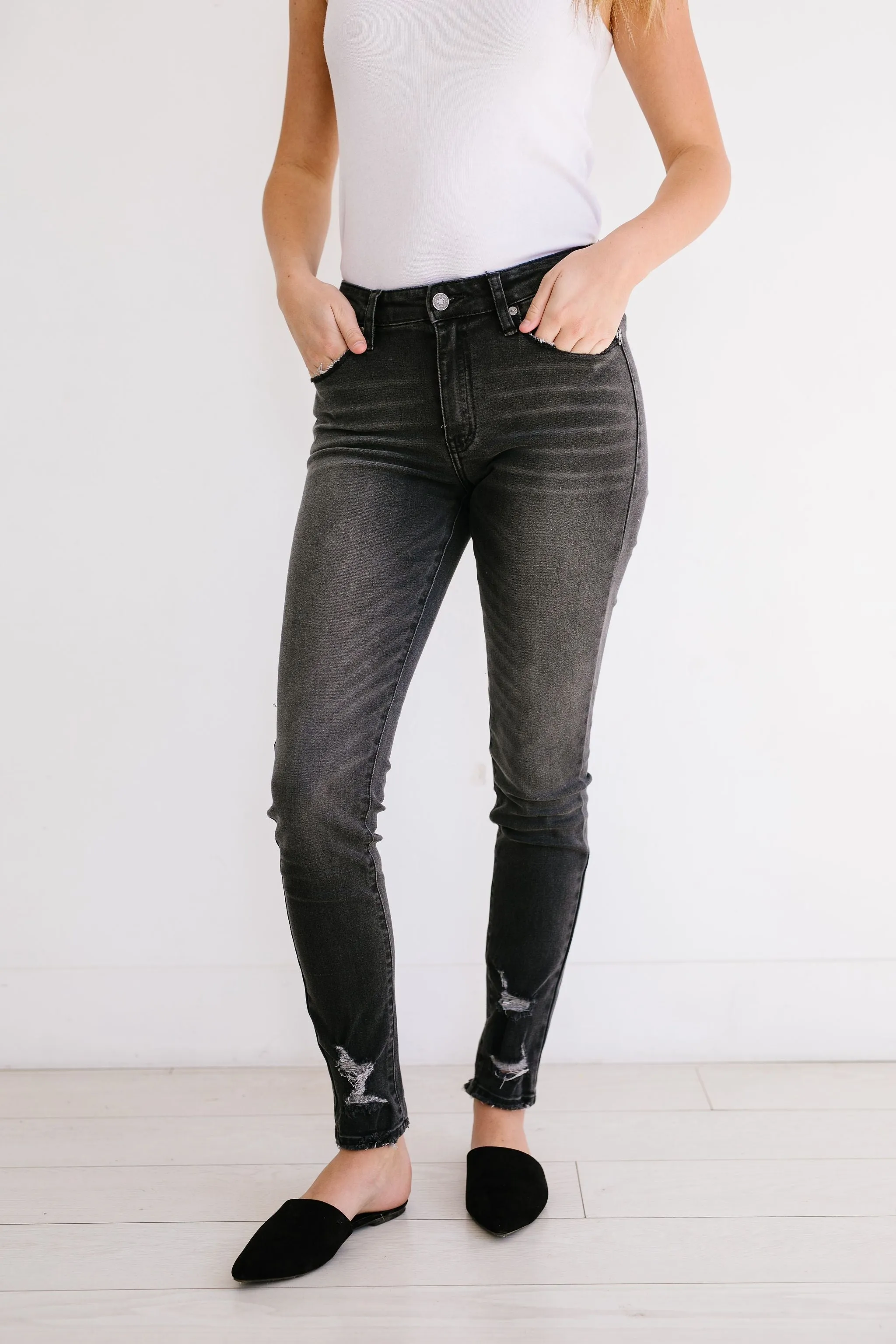 Gray Skies Mid-Rise Jeans