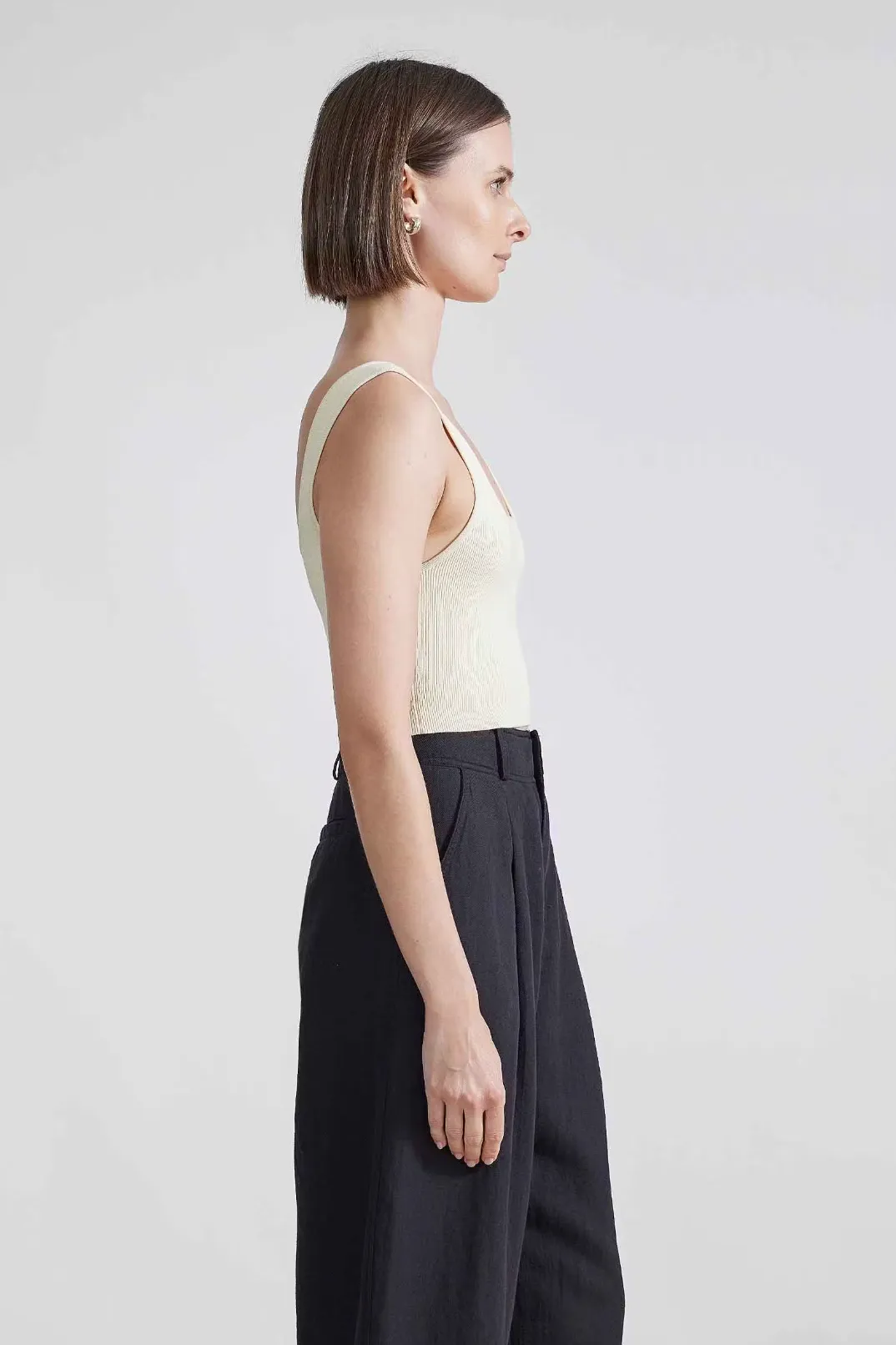 Ilia Crop Top, Cream