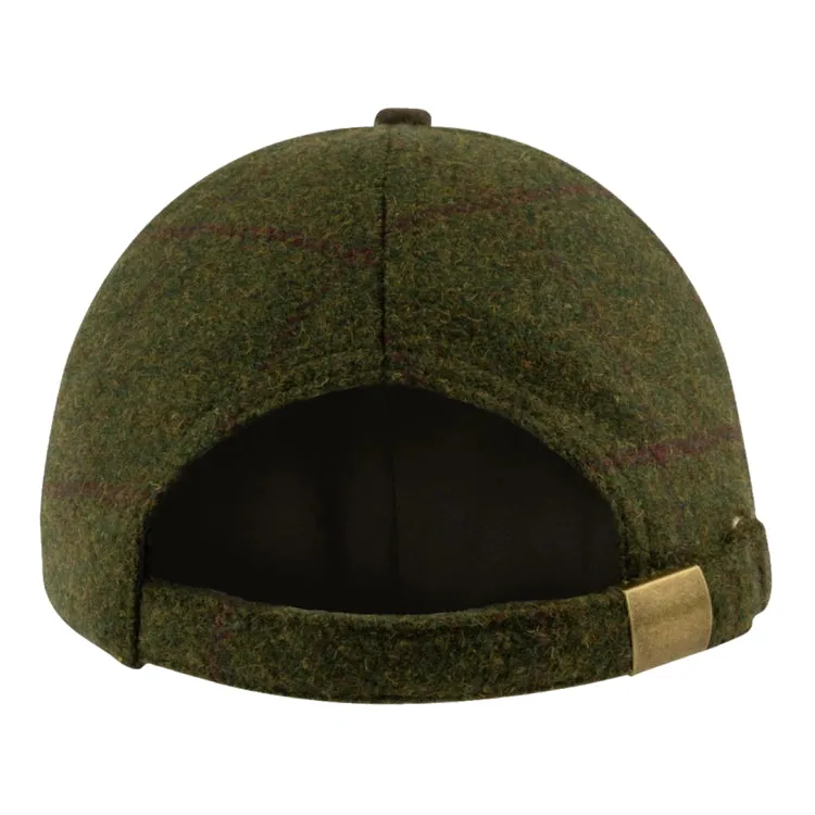 Jack Pyke Lowland Tweed Baseball Cap - Green