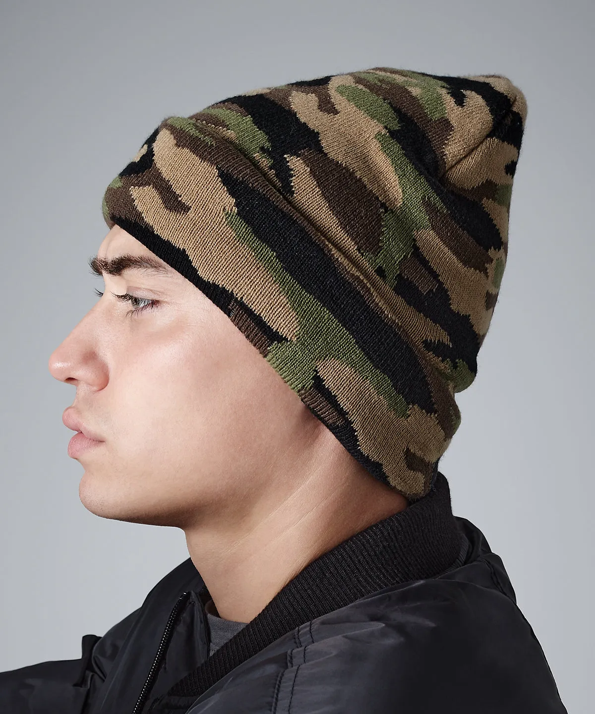 Jungle Camo - Camo cuffed beanie