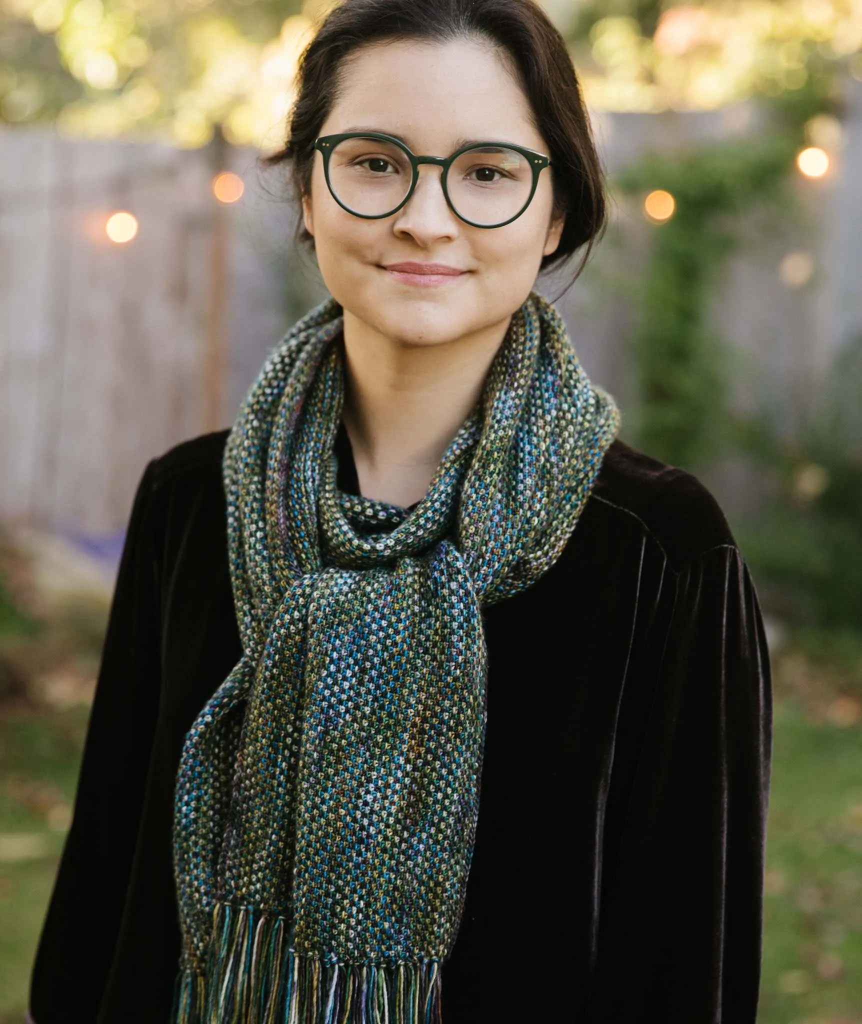 Linen Stitch Scarf Using Madelinetosh Tosh Merino Light