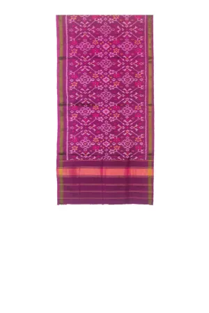 Magenta Patola Mulberry Silk Stole