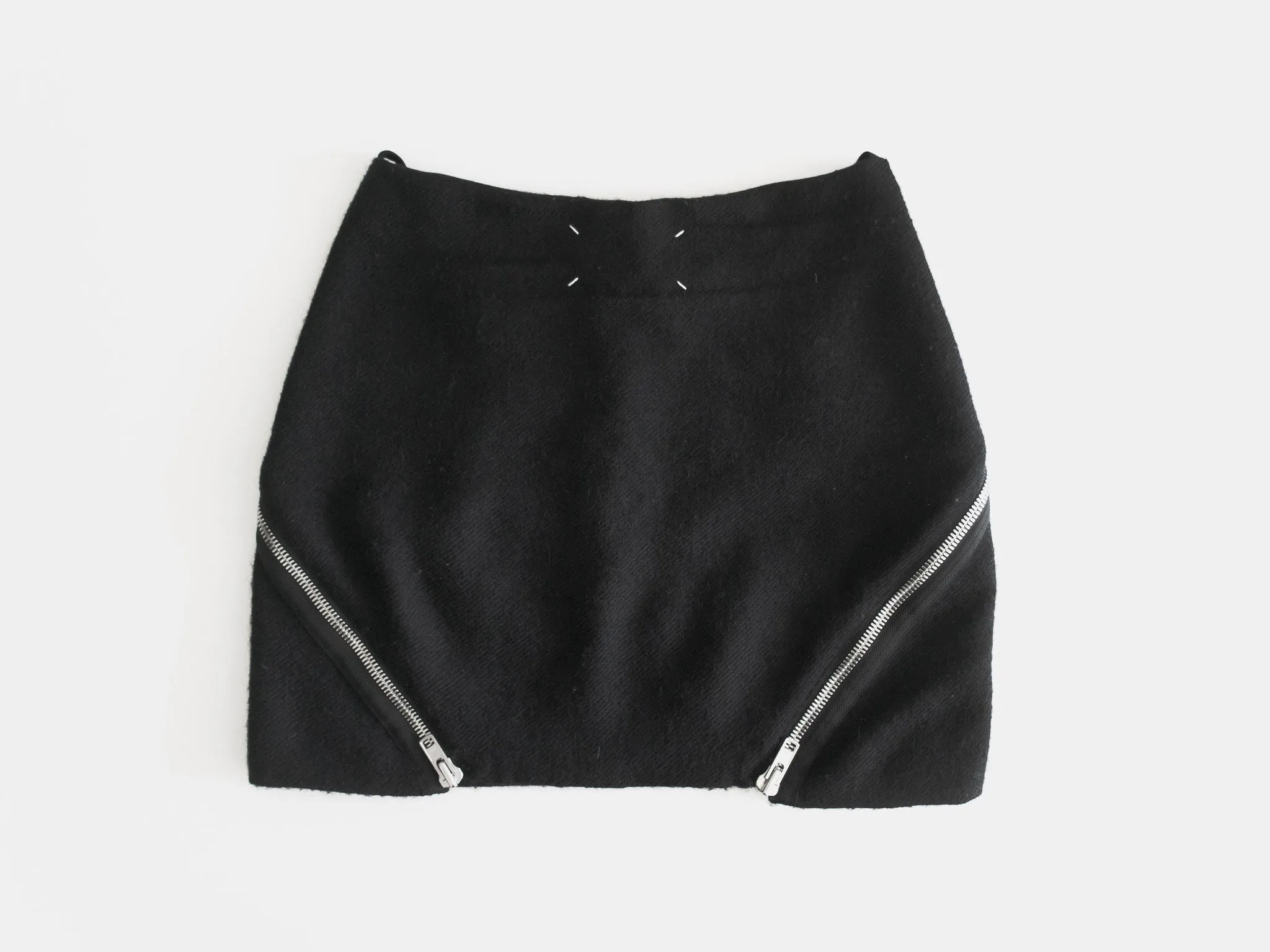 Maison Martin Margiela AW08 Double Zip Mini Skirt