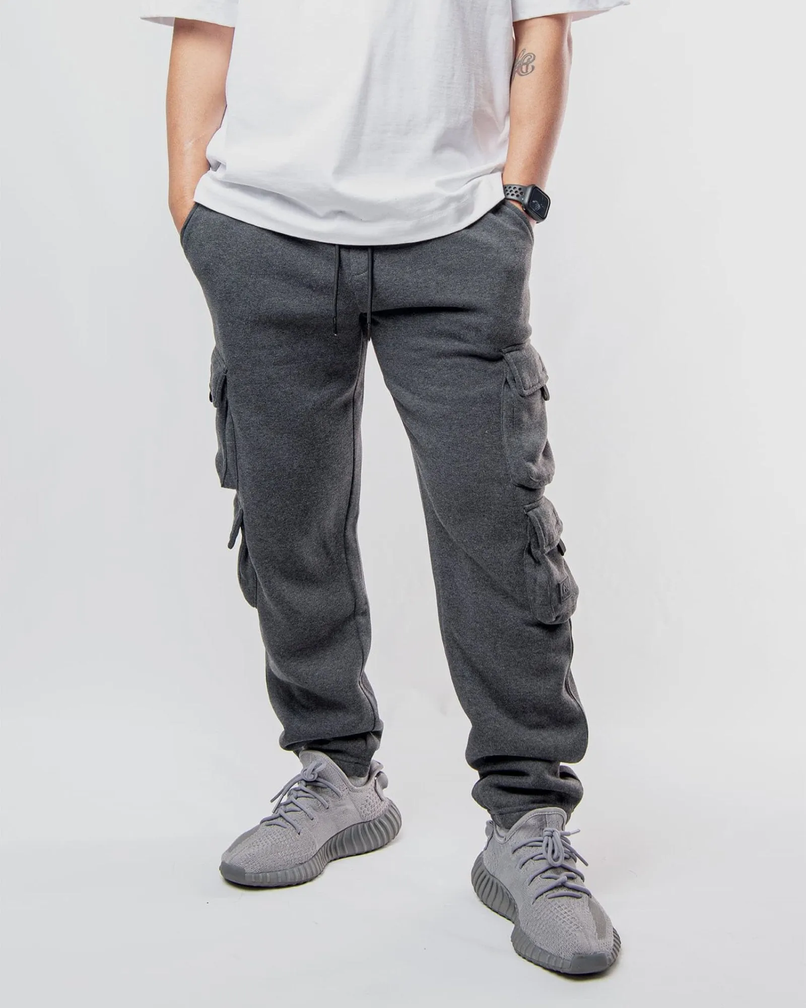 MEN'S HILKIAH FLEECE UTILITY CARGO JOGGERS