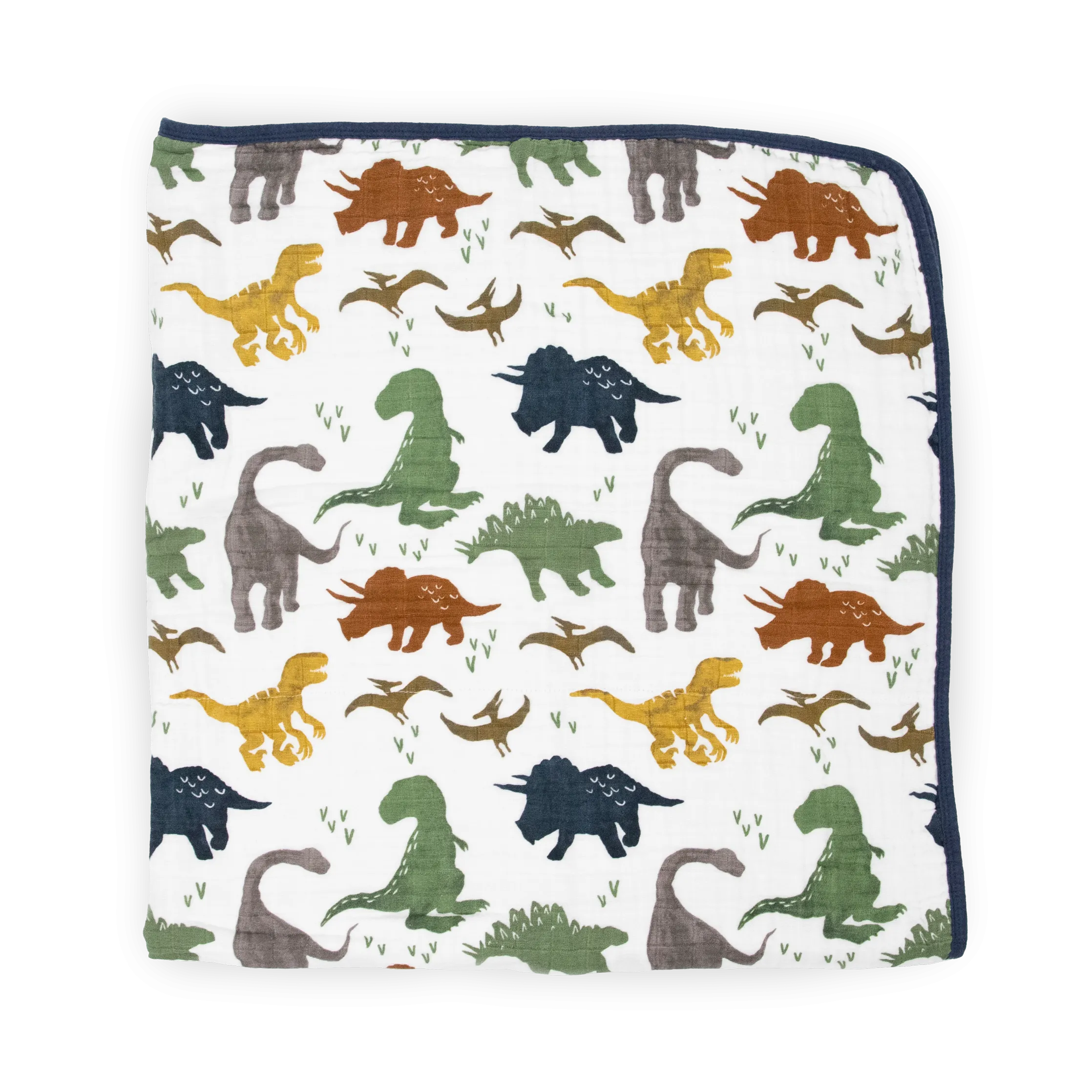 Original Cotton Muslin Quilt - Dino Friends