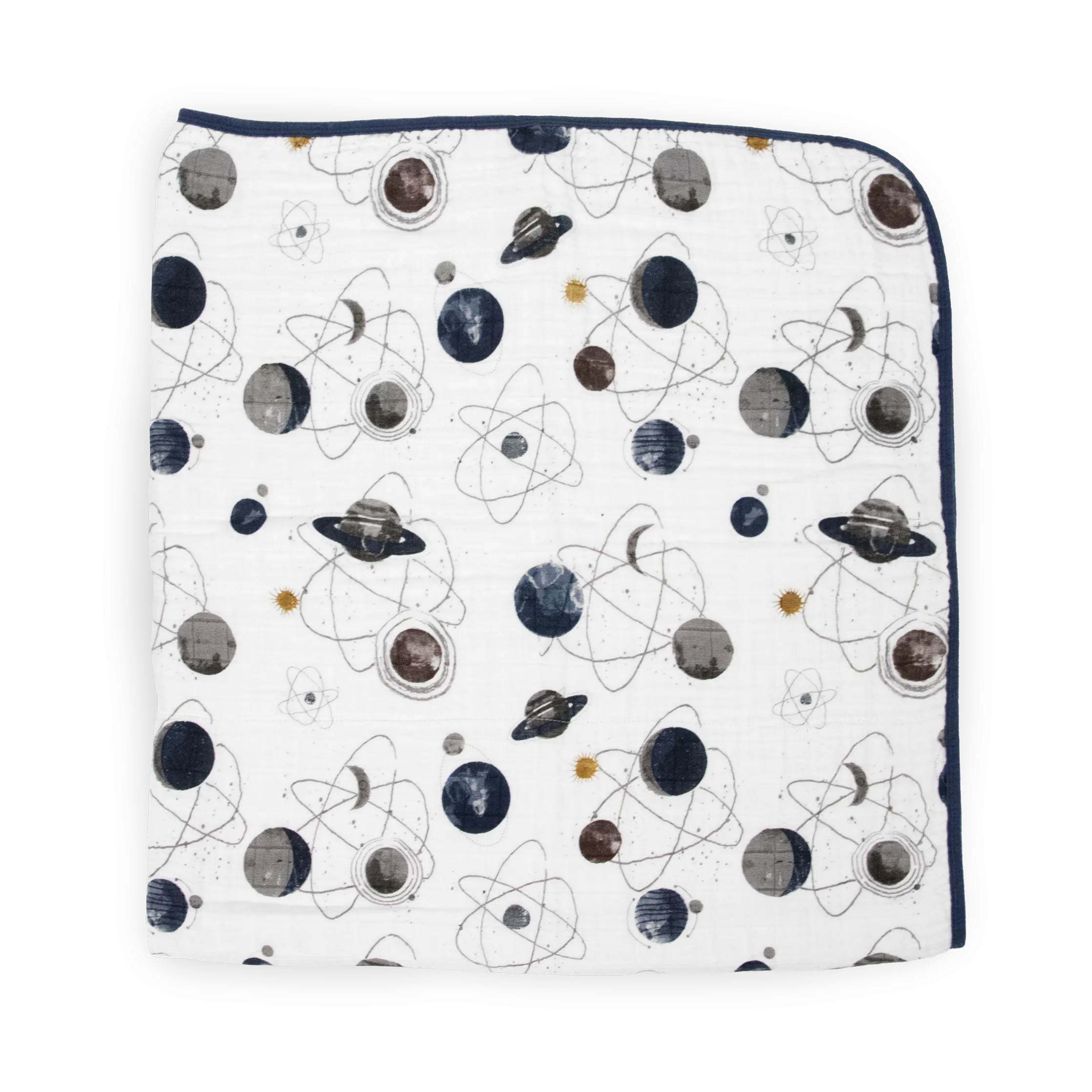 Original Cotton Muslin Quilt - Planetary