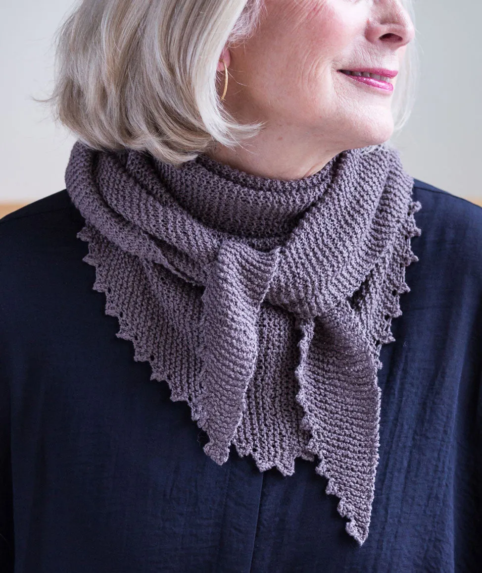 Pinking Shears Scarf Pattern