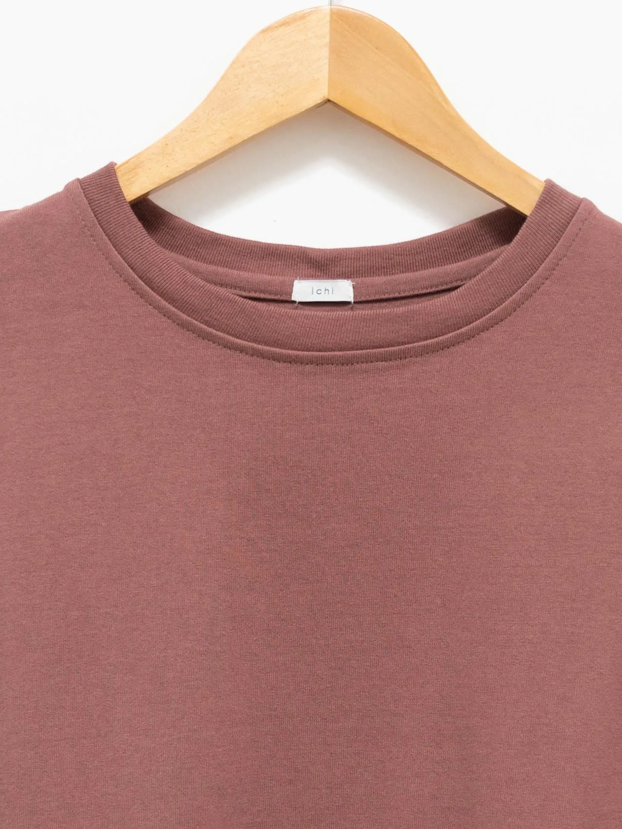 Relaxed Pullover Top - Mocha Red