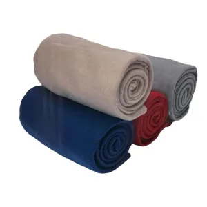 Solid Polar Fleece Blanket - 150cm x 200cm