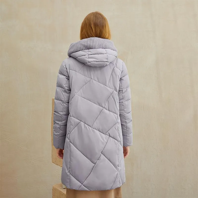 Warm Elegant Women Coat Jacket Casual Pocket Parka Windproof Jacket